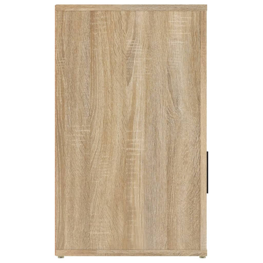 Nachtkastje 50X36X60 Cm Bewerkt Hout Kleurig Sonoma eiken