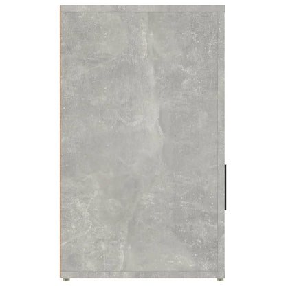 Nachtkastje 50X36X60 Cm Bewerkt Hout Betongrijs