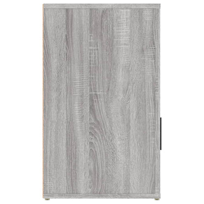 Nachtkastje 50X36X60 Cm Bewerkt Hout Grijs Sonoma Eikenkleurig