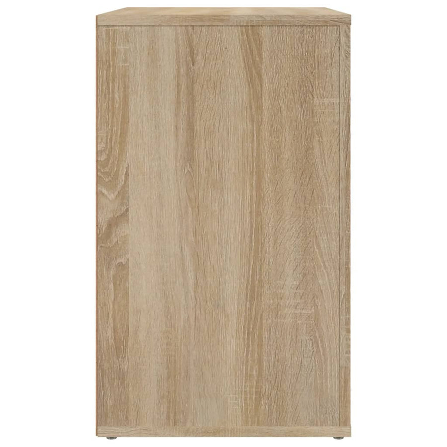 Nachtkastje 50X36X60 Cm Bewerkt Hout Kleurig Sonoma eiken