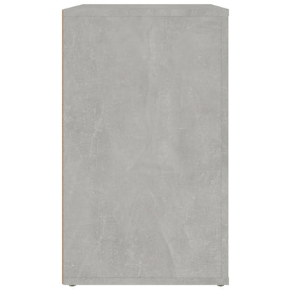 Nachtkastje 50X36X60 Cm Bewerkt Hout Betongrijs