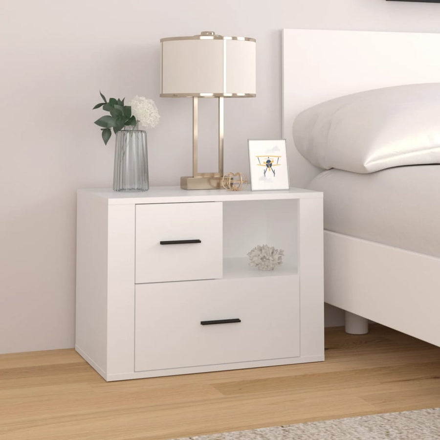 Nachtkastje 60X36X45 Cm Bewerkt Hout Sonoma Eikenkleurig