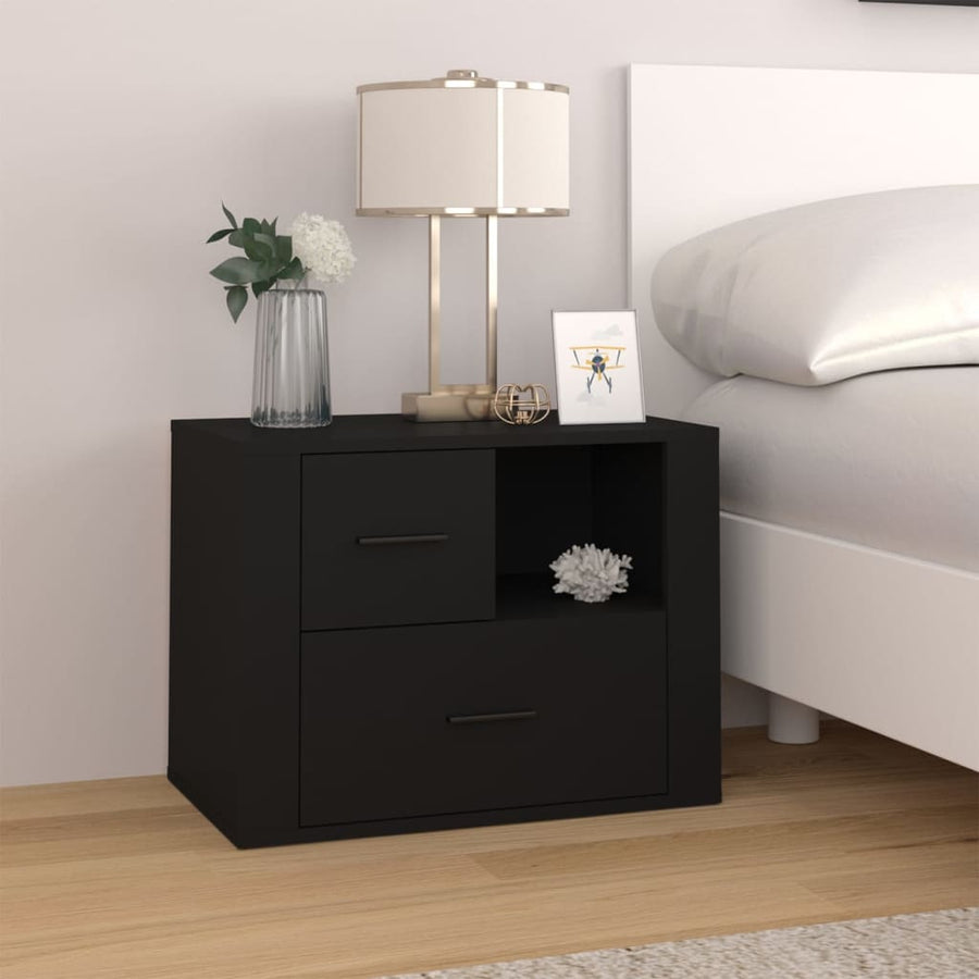 Nachtkastje 60X36X45 Cm Bewerkt Hout Sonoma Eikenkleurig