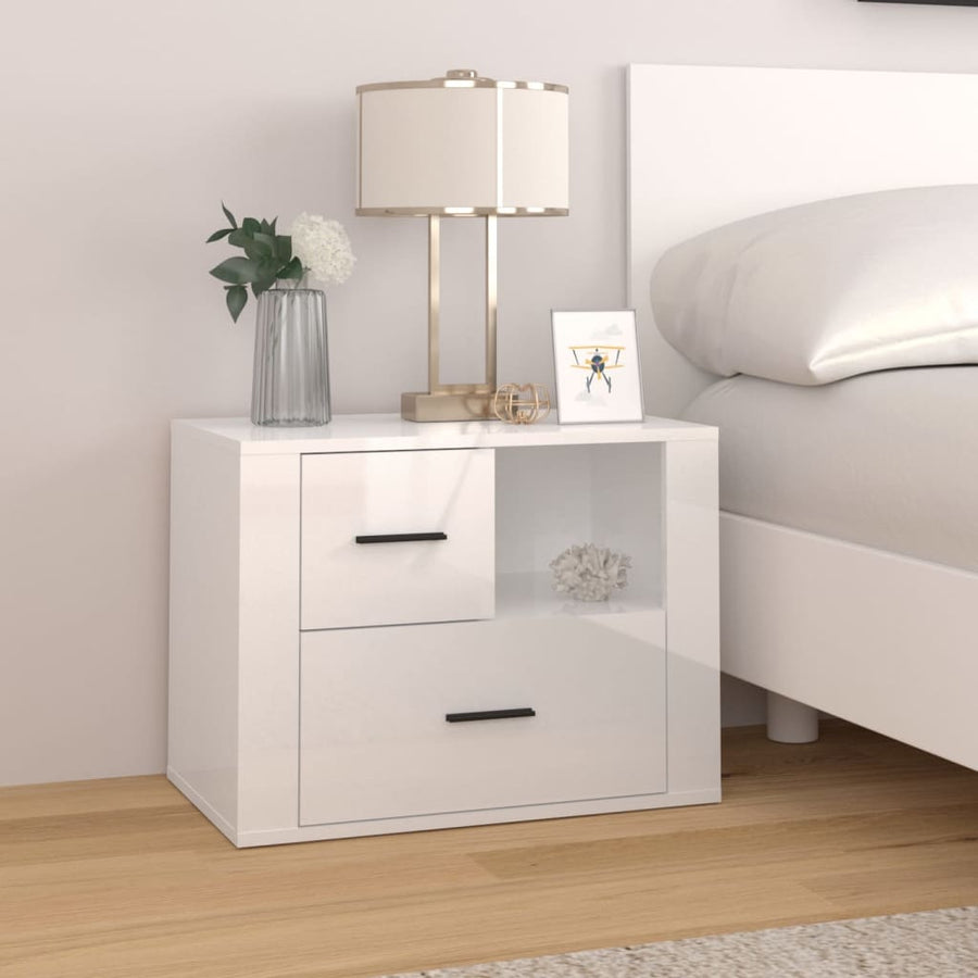 Nachtkastje 60X36X45 Cm Bewerkt Hout Sonoma Eikenkleurig
