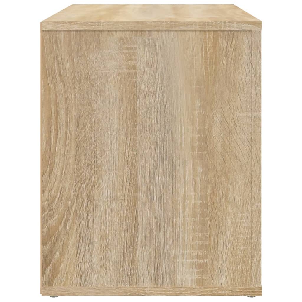 Nachtkastje 60X36X45 Cm Bewerkt Hout Sonoma Eikenkleurig