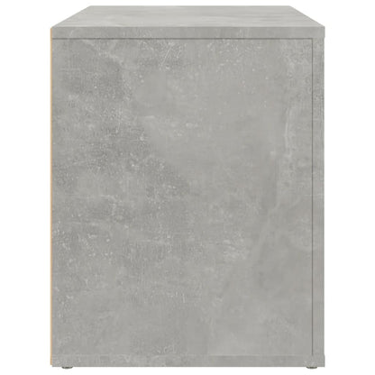 Nachtkastje 60X36X45 Cm Bewerkt Hout Betongrijs