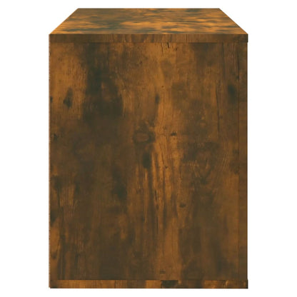 Schoenenkast 80X35X45 Cm Bewerkt Hout Kleurig Gerookt eiken
