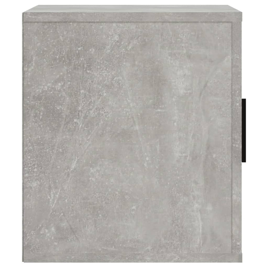 Tv-Meubel 00X35X40 Cm Bewerkt Hout Betongrijs