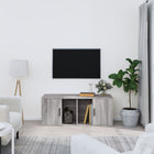 Tv-meubel 100x35x40 cm grijs sonoma eiken