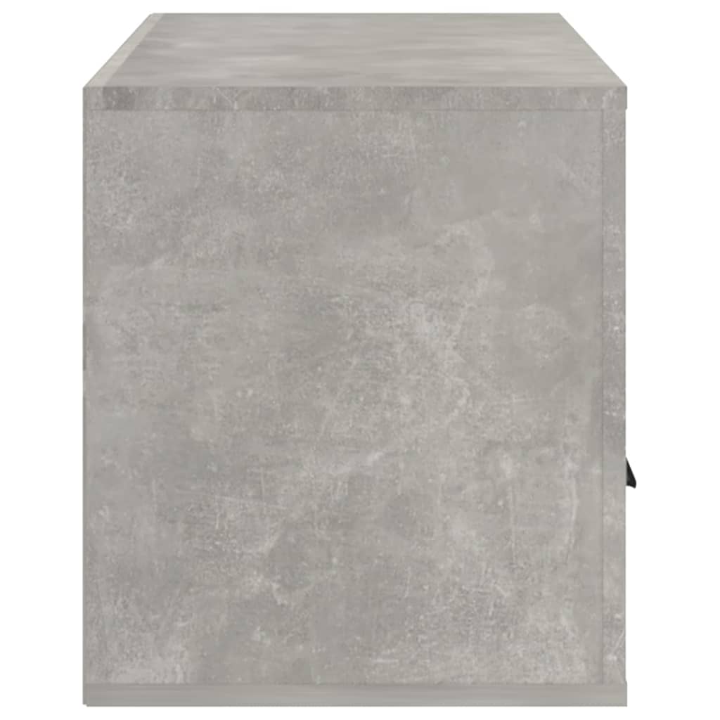 Tv-Meubel 00X35X40 Cm Bewerkt Hout Betongrijs