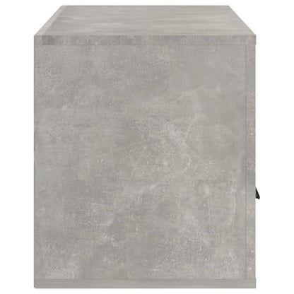 Tv-Meubel 00X35X40 Cm Bewerkt Hout Betongrijs