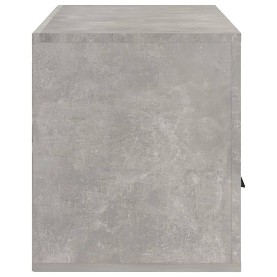 Tv-Meubel 00X35X40 Cm Bewerkt Hout Betongrijs