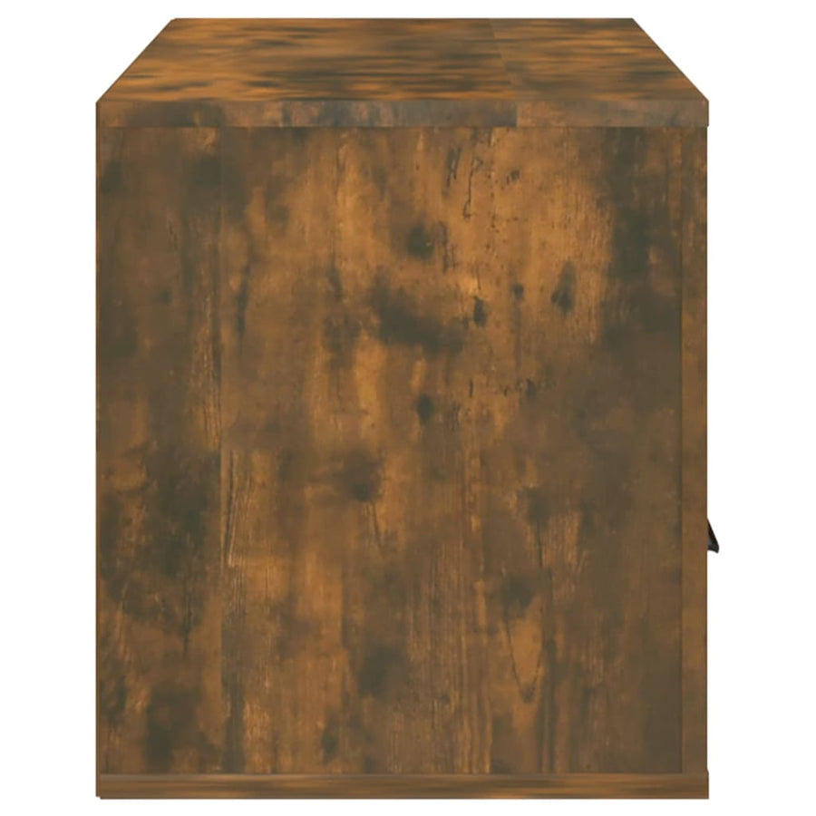 Tv-Meubel 00X35X40 Cm Bewerkt Hout Kleurig Gerookt eiken