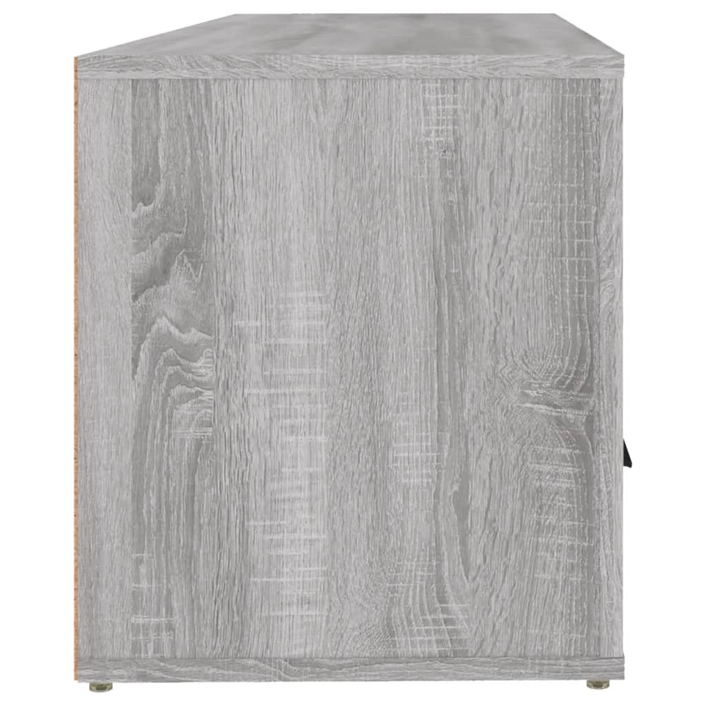 Tv-Meubel 00X35X40 Cm Bewerkt Hout Eikenkleurig Grijs sonoma