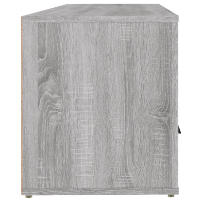 Tv-Meubel 00X35X40 Cm Bewerkt Hout Eikenkleurig Grijs sonoma