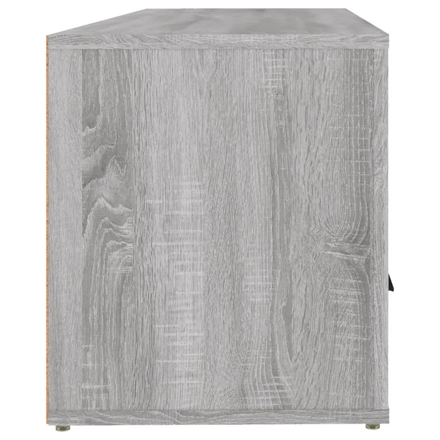 Tv-Meubel 00X35X40 Cm Bewerkt Hout Eikenkleurig Grijs sonoma