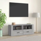 Tv-meubel 100x35x40 cm bewerkt hout grijs