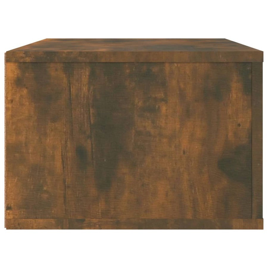 Tv-Hangmeubel 80X36X25 Cm Bewerkt Hout Kleurig Gerookt eiken