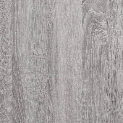 Tv-Hangmeubel 80X36X25 Cm Bewerkt Hout Eikenkleur Grijs sonoma