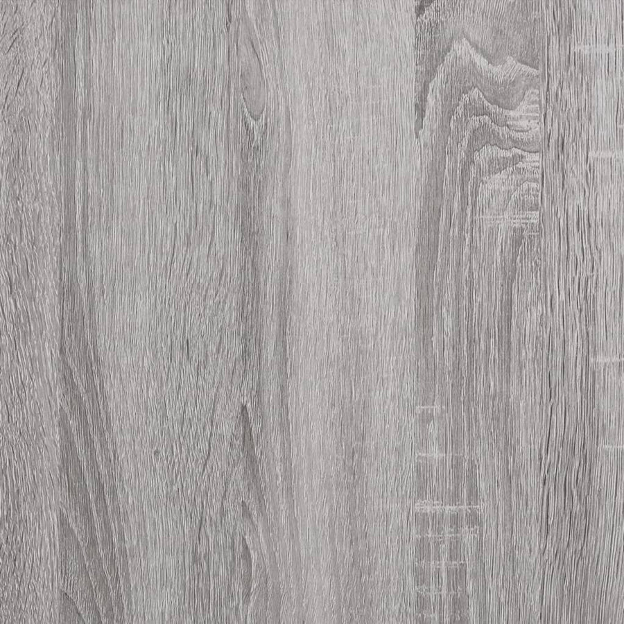 Tv-Hangmeubel 80X36X25 Cm Bewerkt Hout Eikenkleur Grijs sonoma