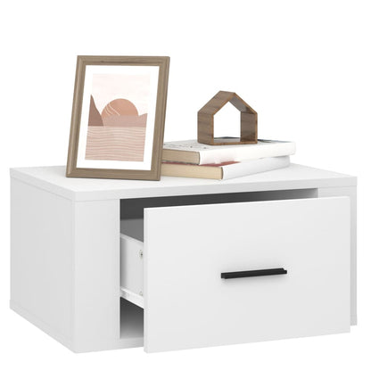 Nachtkastjes 2 St Wandgemonteerd 50X36X25 Cm Wit