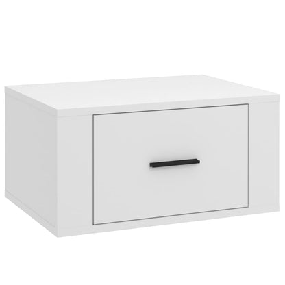 Nachtkastjes 2 St Wandgemonteerd 50X36X25 Cm Wit