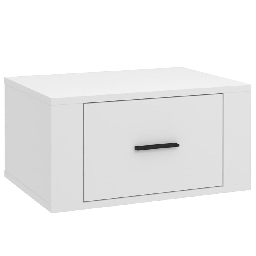 Nachtkastjes 2 St Wandgemonteerd 50X36X25 Cm Wit