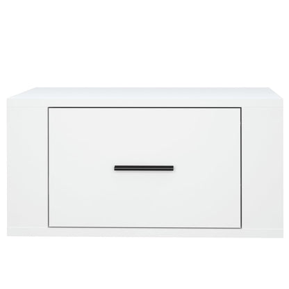 Nachtkastjes 2 St Wandgemonteerd 50X36X25 Cm Wit
