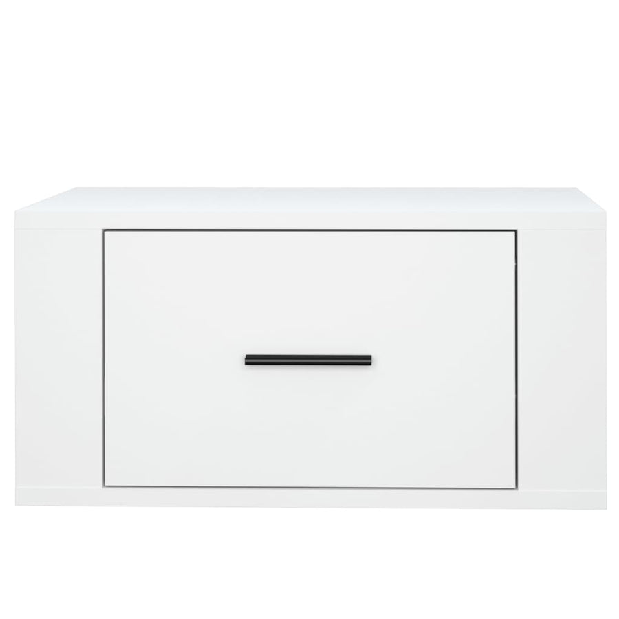 Nachtkastjes 2 St Wandgemonteerd 50X36X25 Cm Wit