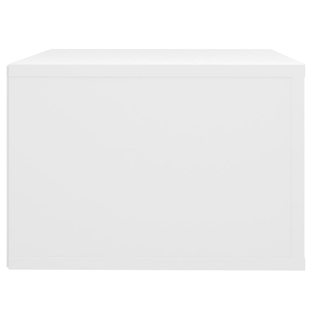 Nachtkastjes 2 St Wandgemonteerd 50X36X25 Cm Wit