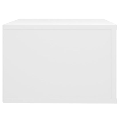 Nachtkastjes 2 St Wandgemonteerd 50X36X25 Cm Wit
