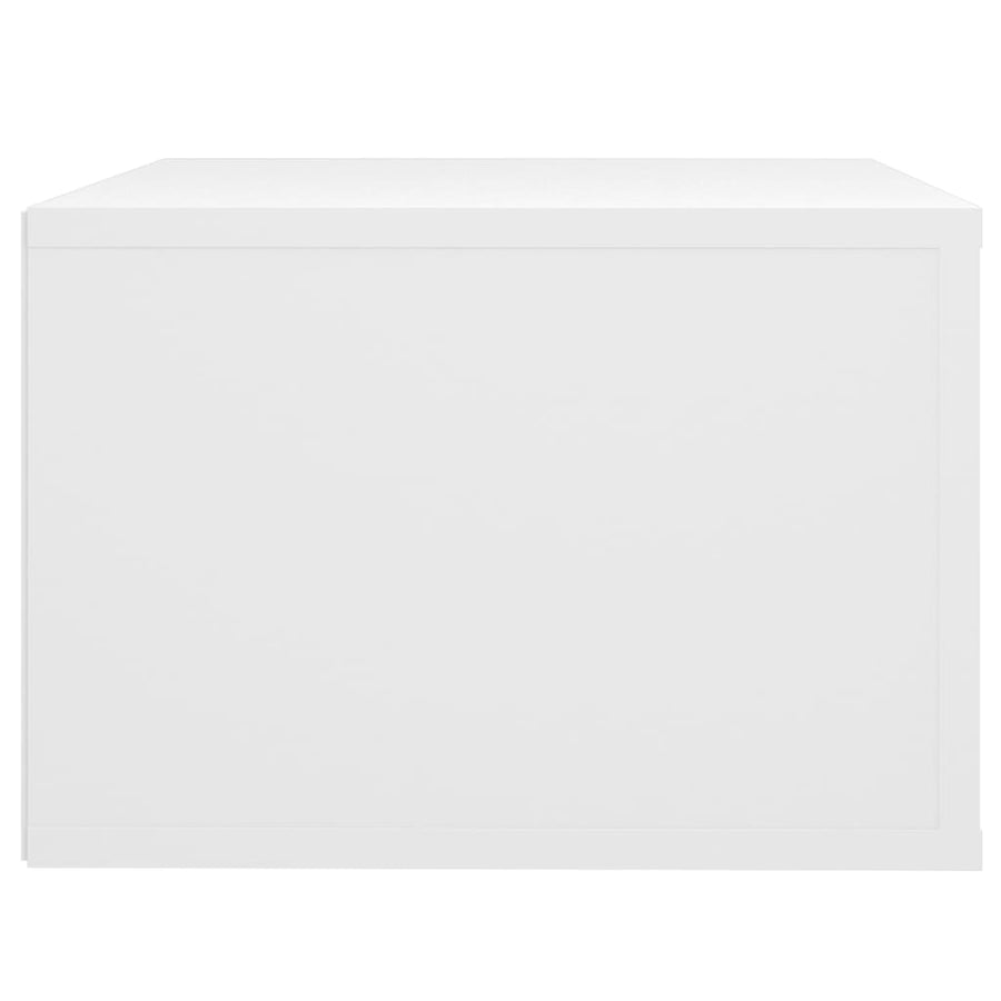 Nachtkastjes 2 St Wandgemonteerd 50X36X25 Cm Wit