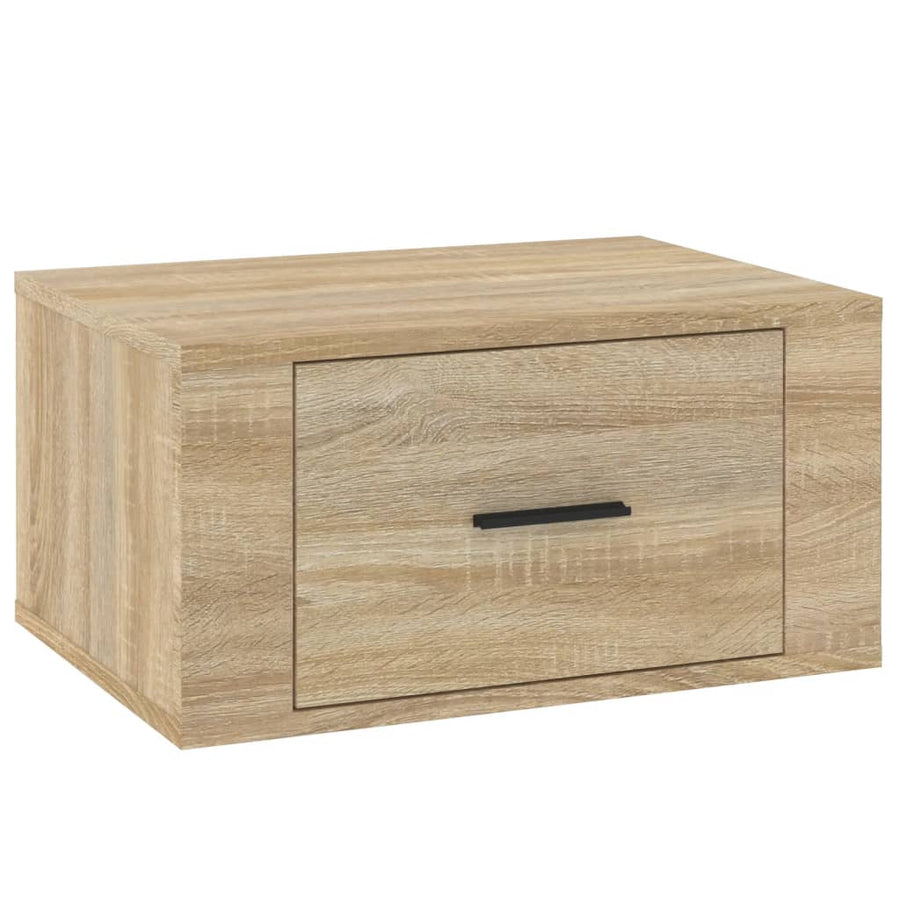 Nachtkastjes 2 St Wandgemonteerd 50X36X25 Cm Sonoma Eikenkleur