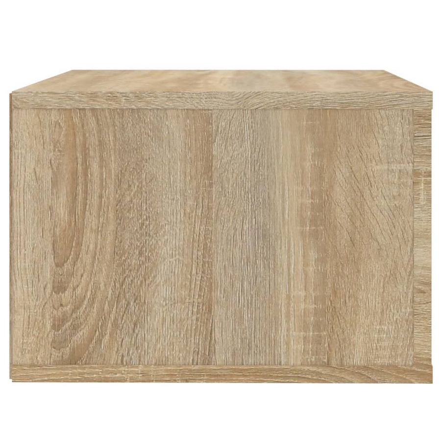 Nachtkastjes 2 St Wandgemonteerd 50X36X25 Cm Sonoma Eikenkleur