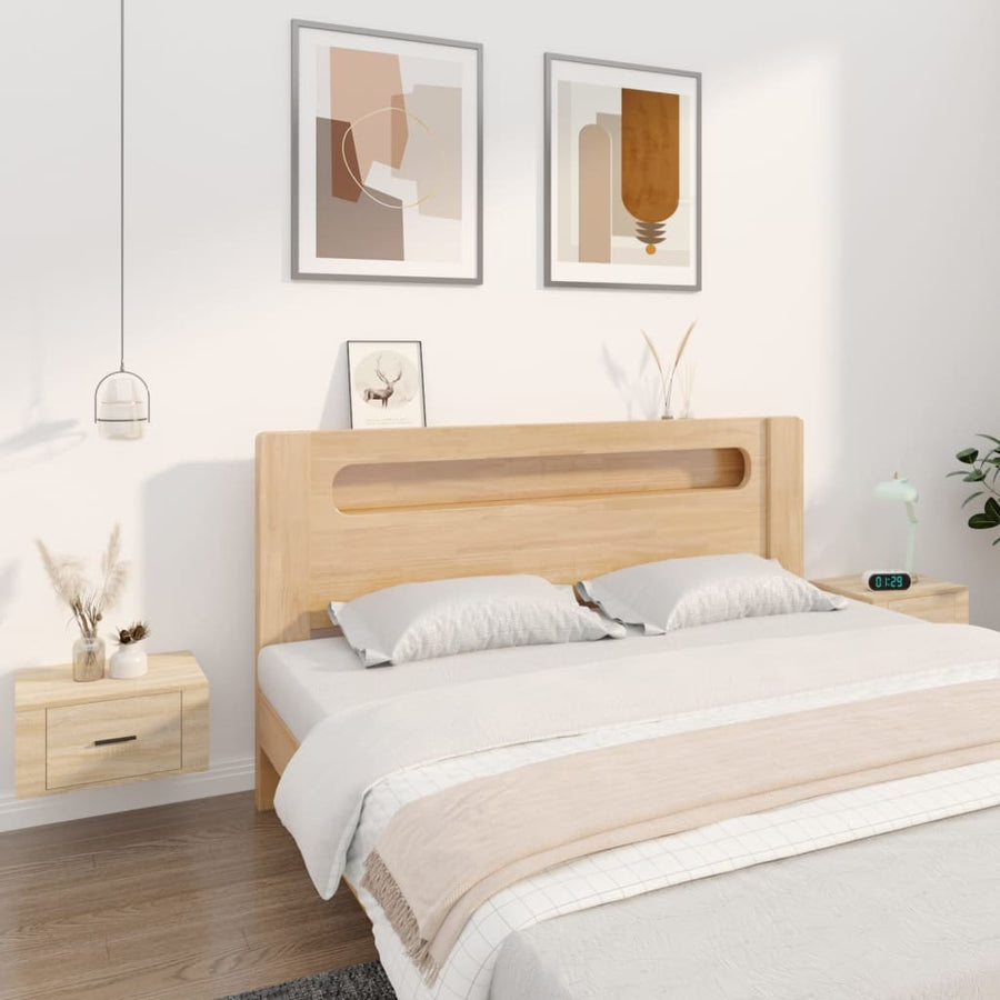 Nachtkastjes 2 St Wandgemonteerd 50X36X25 Cm Sonoma Eikenkleur