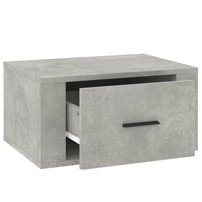 Nachtkastje Wandgemonteerd 50X36X25 Cm Betongrijs