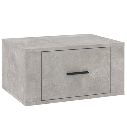 Nachtkastjes 2 St Wandgemonteerd 50X36X25 Cm Betongrijs