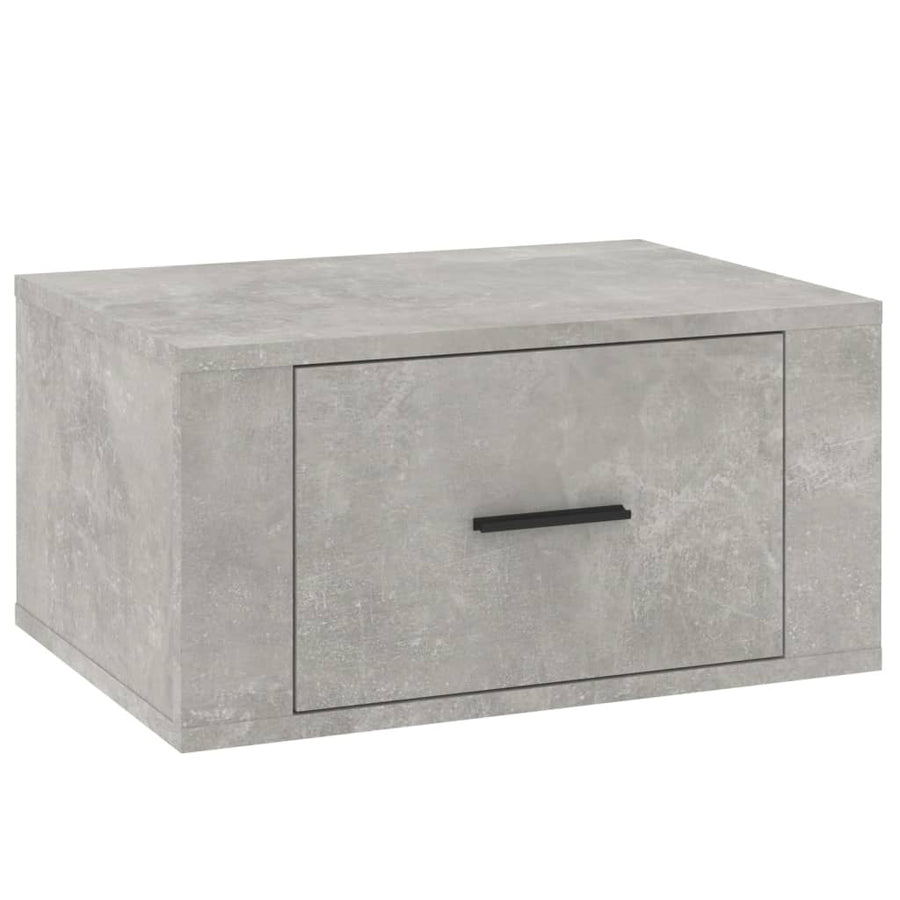 Nachtkastjes 2 St Wandgemonteerd 50X36X25 Cm Betongrijs
