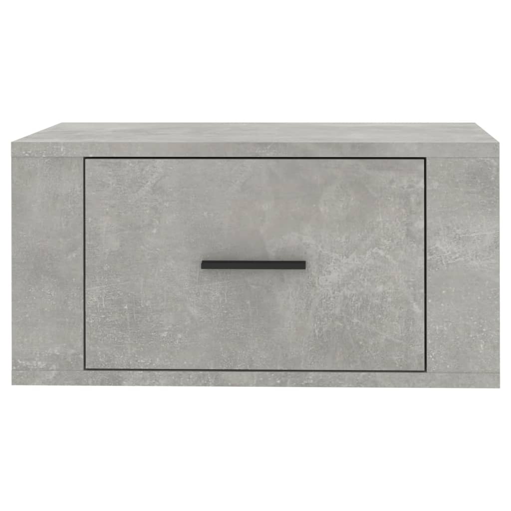 Nachtkastjes 2 St Wandgemonteerd 50X36X25 Cm Betongrijs