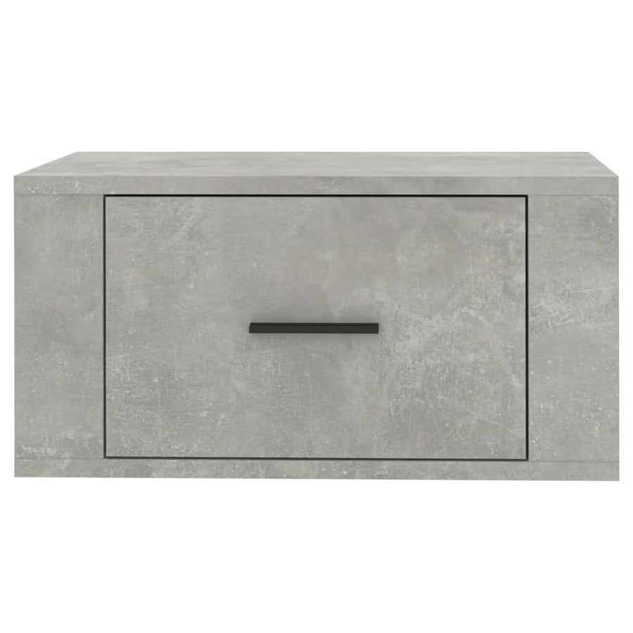 Nachtkastjes 2 St Wandgemonteerd 50X36X25 Cm Betongrijs