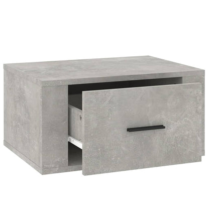 Nachtkastjes 2 St Wandgemonteerd 50X36X25 Cm Betongrijs