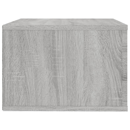 Nachtkastje Wandgemonteerd 50X36X25 Cm Grijs Sonoma Eikenkleur