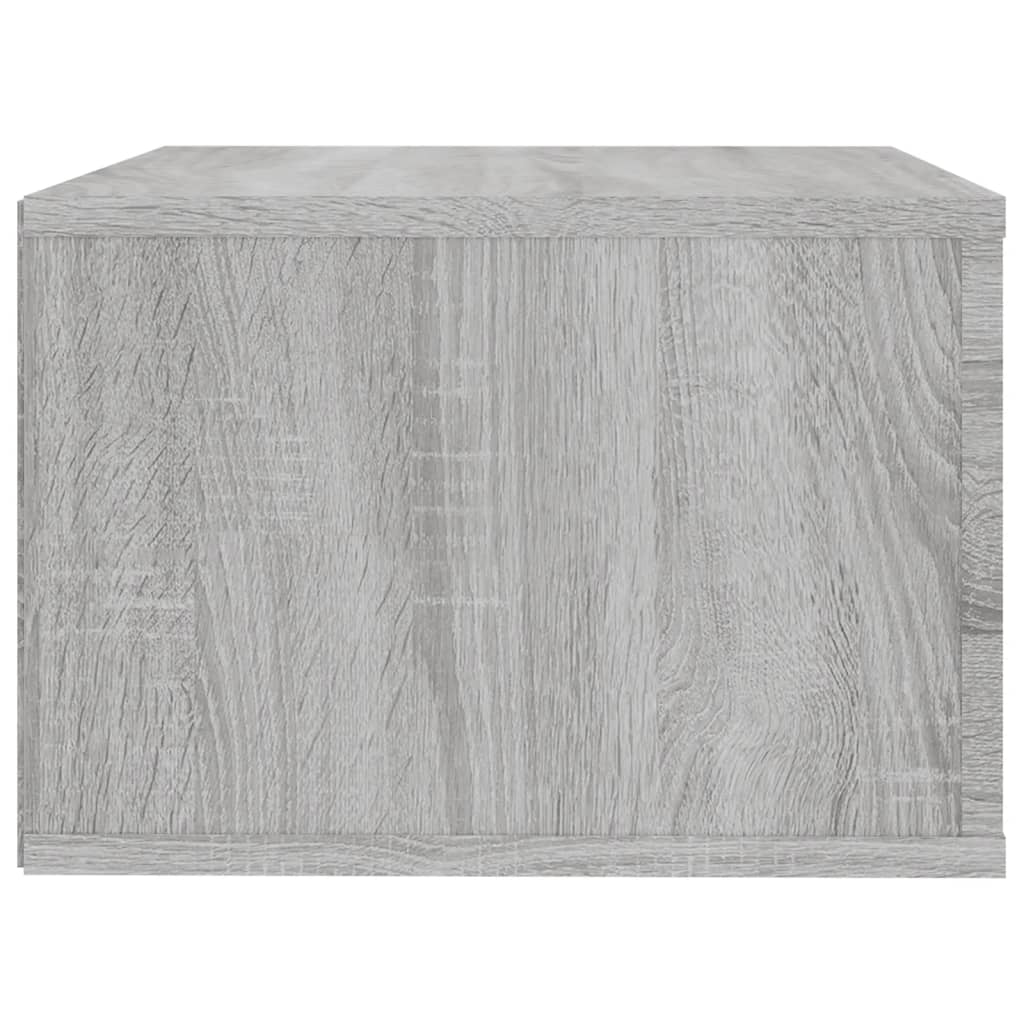 Nachtkastjes 2 St Wandgemonteerd 50X36X25 Cm Grijs Sonoma Eiken