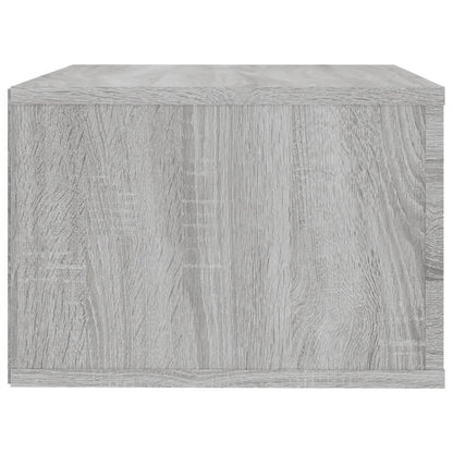 Nachtkastjes 2 St Wandgemonteerd 50X36X25 Cm Grijs Sonoma Eiken