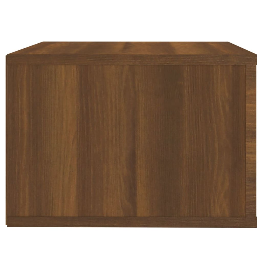 Nachtkastjes 2 St Wandgemonteerd 50X36X25 Cm Bruin Eikenkleur