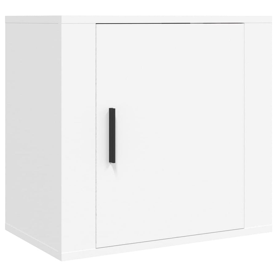 Nachtkastjes 2 St Wandgemonteerd 50X30X47 Cm Wit