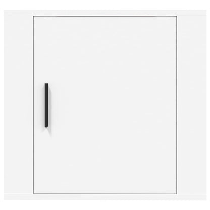 Nachtkastjes 2 St Wandgemonteerd 50X30X47 Cm Wit
