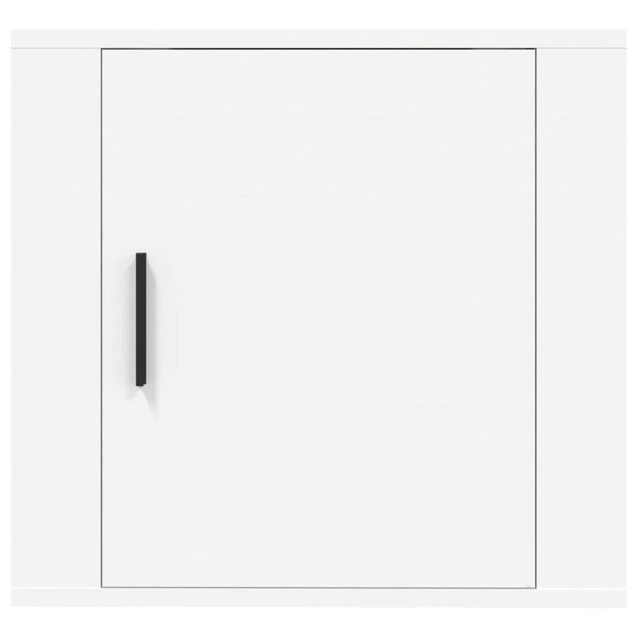 Nachtkastjes 2 St Wandgemonteerd 50X30X47 Cm Wit