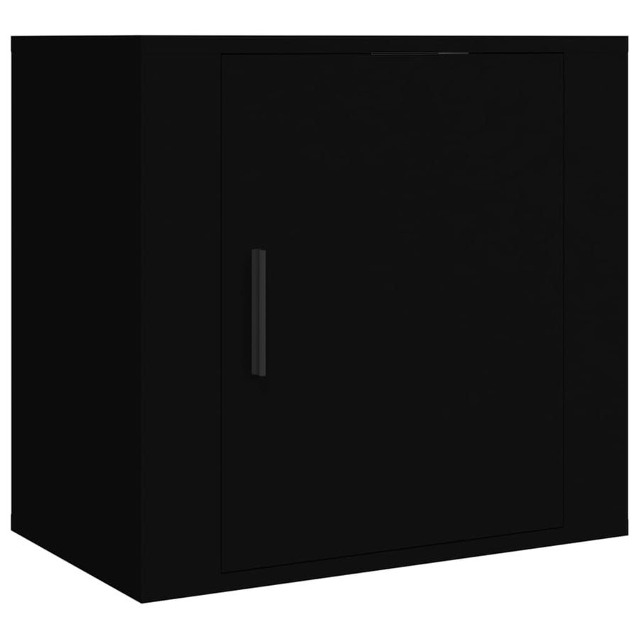 Nachtkastjes 2 St Wandgemonteerd 50X30X47 Cm Zwart