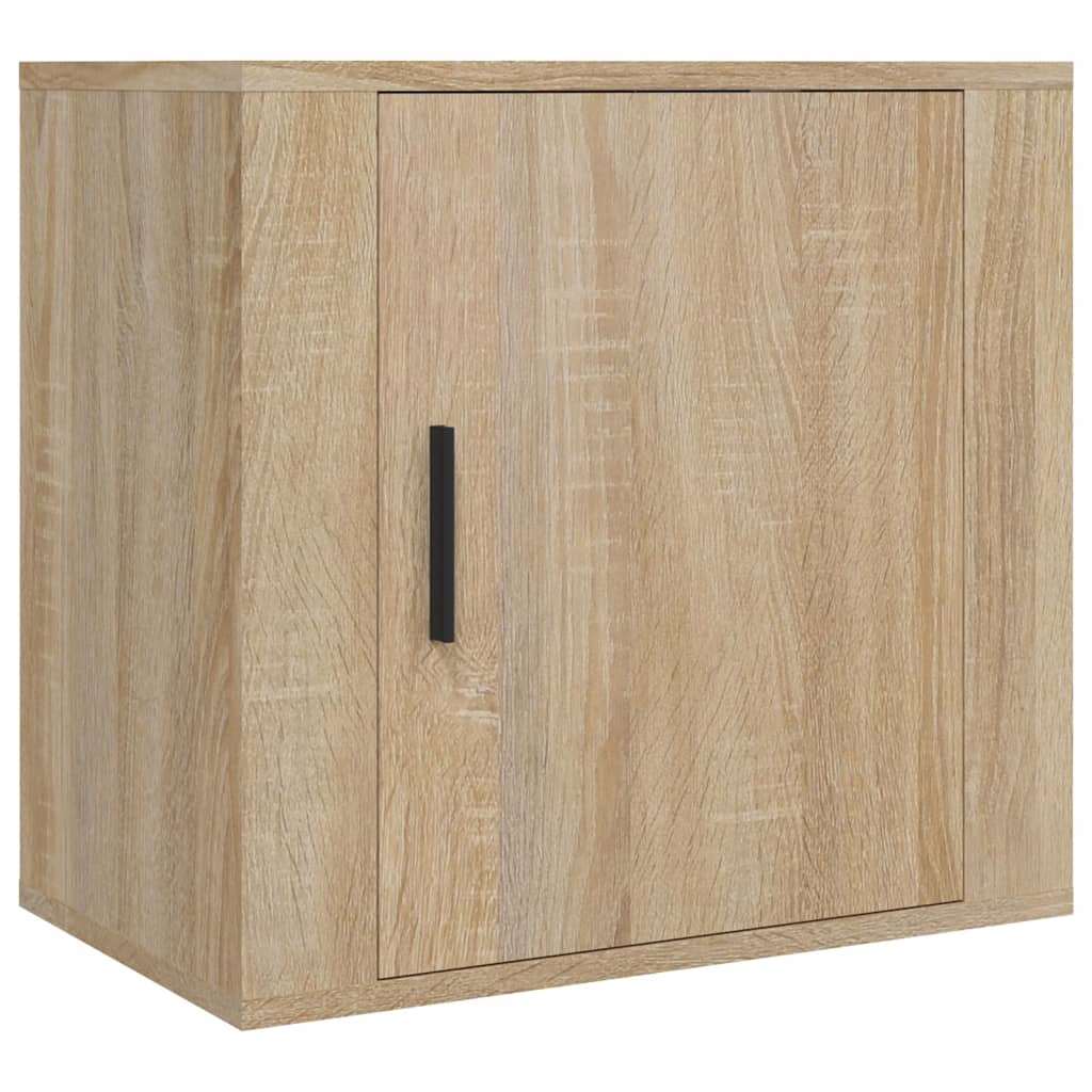 Nachtkastjes 2 St Wandgemonteerd 50X30X47 Cm Sonoma Eikenkleur